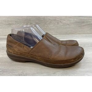 Merrell Encore Women's Loafer 9.5 Brown Leather Comfort Casual Travel Shoes‎
